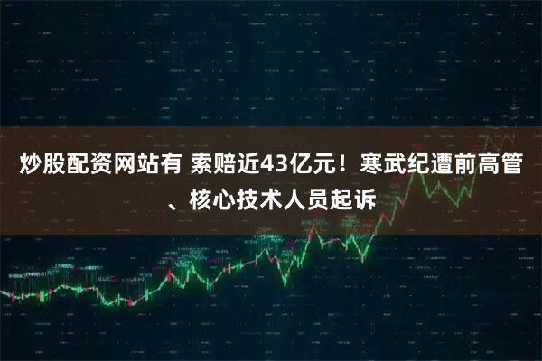 炒股配资网站有 索赔近43亿元！寒武纪遭前高管、核心技术人员起诉